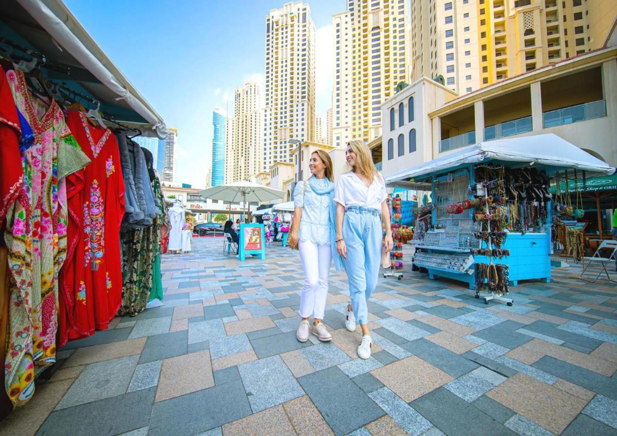 Luxury Jbr I Al Fattan Full Sea View I Free 5 Star Beach Resorts Access Dubai Buitenkant foto